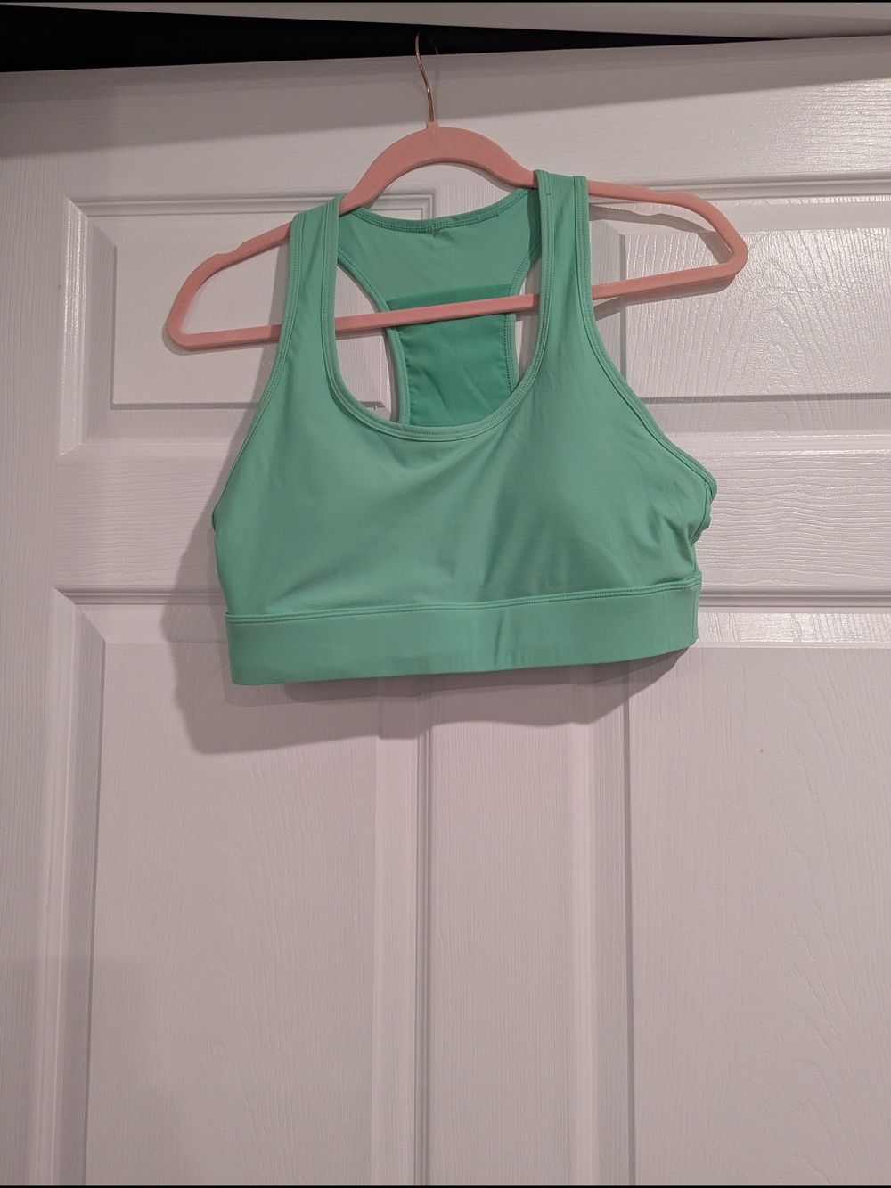 Fabletics Mint Green Racerback Sports Bra - Picture 5 of 6